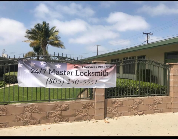 Master Locksmith Banner Advertisement in Oxnard